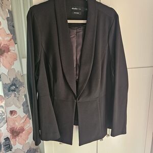 Studio By Torrid Women's Peplum Black Blazer, Size 3